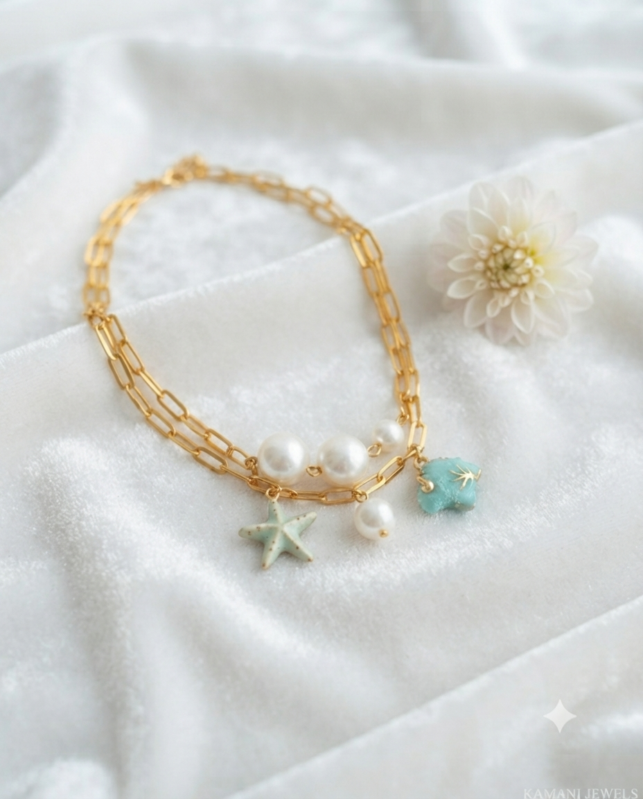Ocean Pearl Antitarnish Necklace
